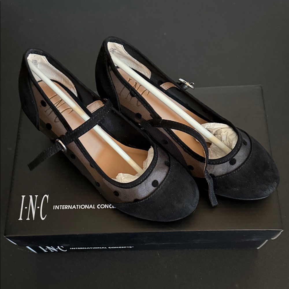 INC wedge heels